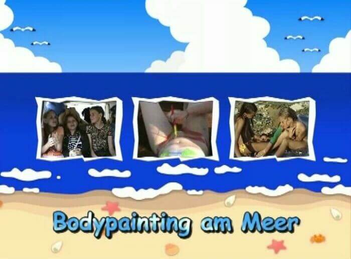 [OnnDL] Naturistin: Bodypainting am Meer